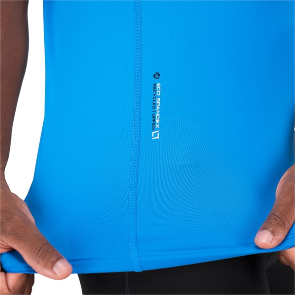 2026 Zhik Mens Eco Spandex LT Race Singlet VST-0140-M-CYA - Cyan